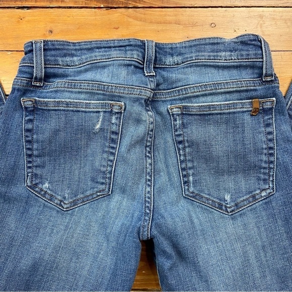 Joe’s jeans blue mid rise waist skinny distressed ripped denim stretchy size 26 - Picture 7 of 16